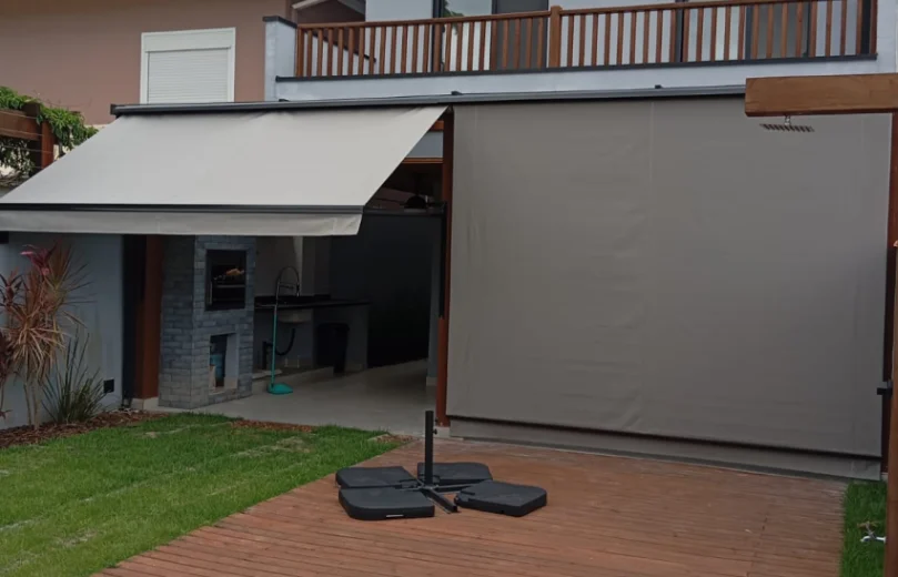 Toldo Cortina com Braços Decor Home 2025 Toldo Cortina com Braços Decor Home 2025