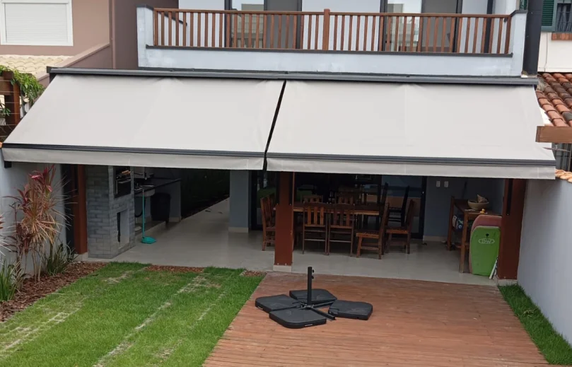 Toldo Cortina com Braços Decor Home Santos 2025