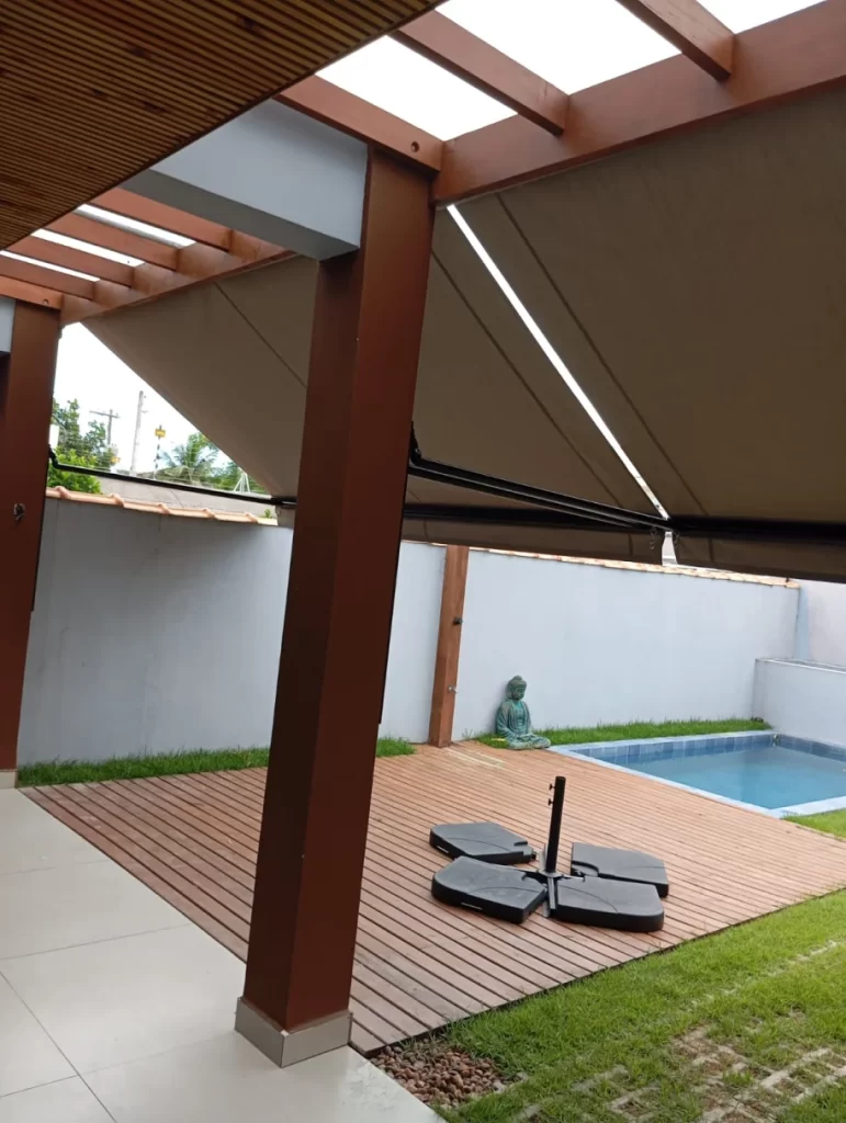 Toldo Cortina com Braços Decor Home Santos-SP 2025