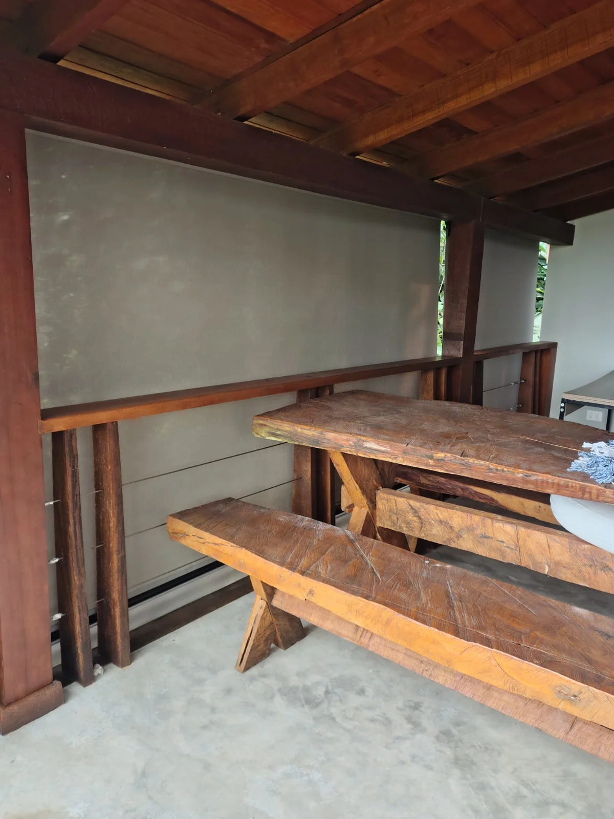 Cobertura para restaurante e área externa comercial
