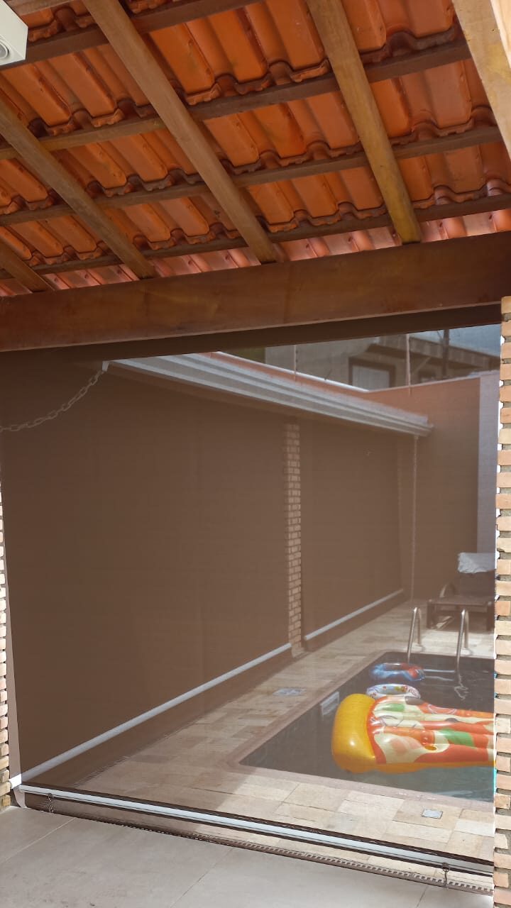 Toldo cortina vertical para sacada e varanda